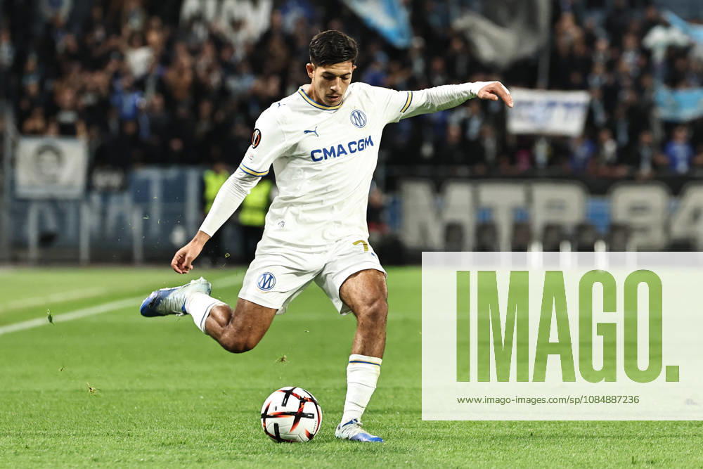 SOCCER - UEFA EL, Sturm vs Marseille GRAZ,AUSTRIA,22.OCT.26 - SOCCER - UEFA Europa League, SK Sturm Graz vs Olympique de Marseille. Image shows Kelyann Bezahaf (Marseille). GEPAxpictures Bauer