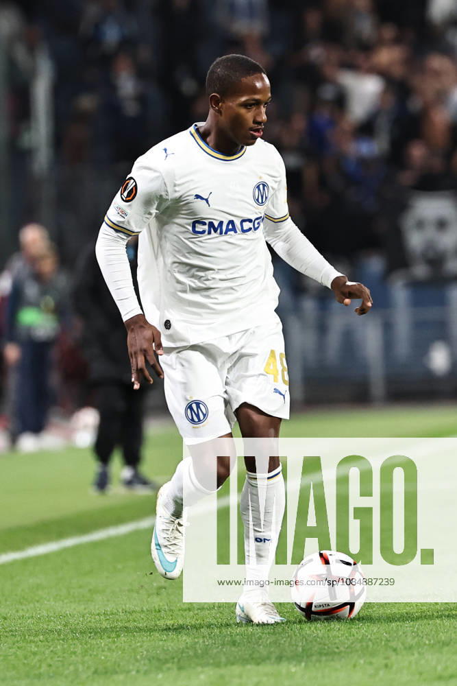 SOCCER - UEFA EL, Sturm vs Marseille GRAZ,AUSTRIA,22.OCT.26 - SOCCER - UEFA Europa League, SK Sturm Graz vs Olympique de Marseille. Image shows Keyliane Abdallah (Marseille). GEPAxpictures Bauer