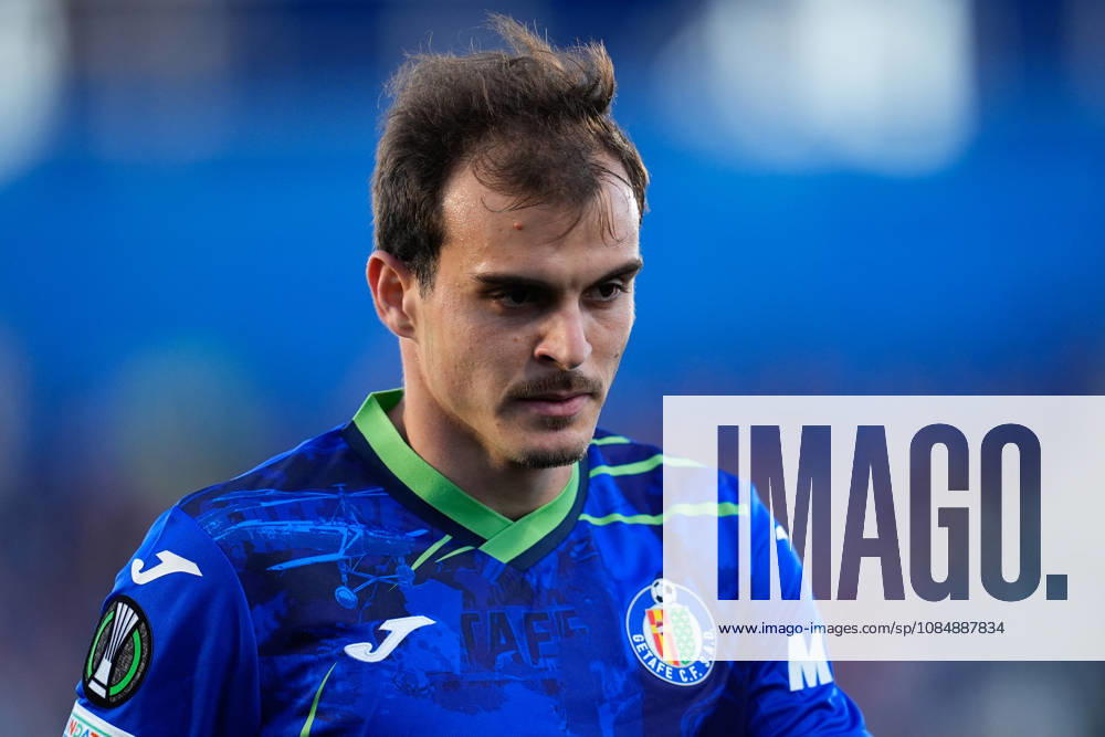 Francho Serrano of Getafe CF looks on during the UEFA Conference League 2026 27 League Phase MD2 football match between Getafe CF and FC Lugano at Coliseum de Getafe stadium on October 22, 2026, in Getafe, Spain. Getafe Spain - ZUMAa181 20261022_zaa_a181_040