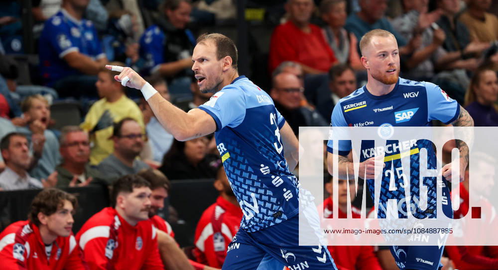 Deutschland, Stuttgart, Opel HBL, Bundesliga 2026 2027, TVB Stuttgart vs. SG BBM Bietigheim, v.l. Kai Häfner (TVB), Patrick Zieker (TVB)