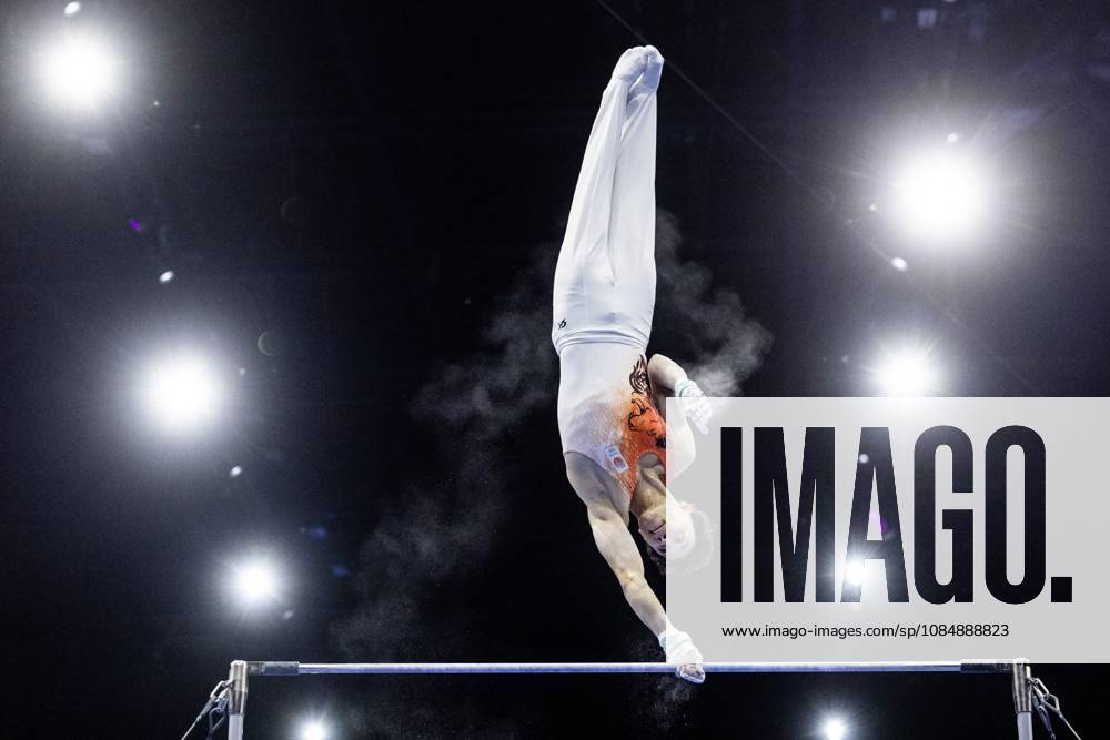 ROTTERDAM - Jermain Gruenberg (NED) during the All-Around final at the World Gymnastics Championships in Rotterdam Ahoy. IRIS VAN DEN BROEK ANP ANPxSportx IVx 573286337 originalFilename: 573286337