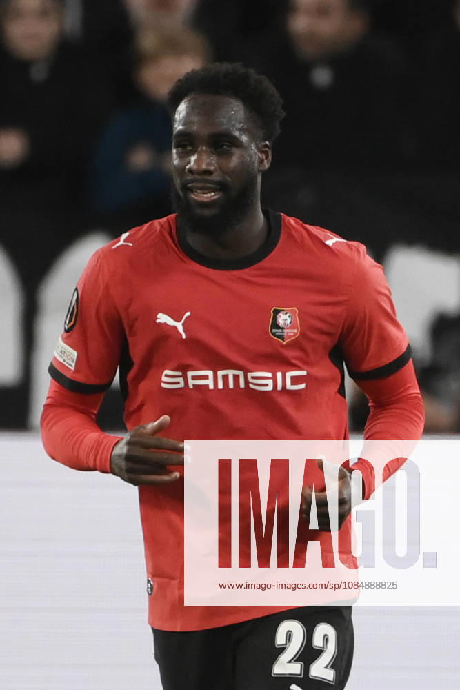 Juventus v Rennes - UEFA Europa League TURIN, ITALY, OCTOBER 22: Rennes forward Boulaye Dia celebrates after scores his team s second goal fight for the ball with during the UEFA Europa League phase day 3 football match between Juventus and Rennes at the Juventus Stadium in Turin Italy, on October 22, 2026. Isabella Bonotto Anadolu Turin Italy. Editorial use only. Please get in touch for any other usage.
