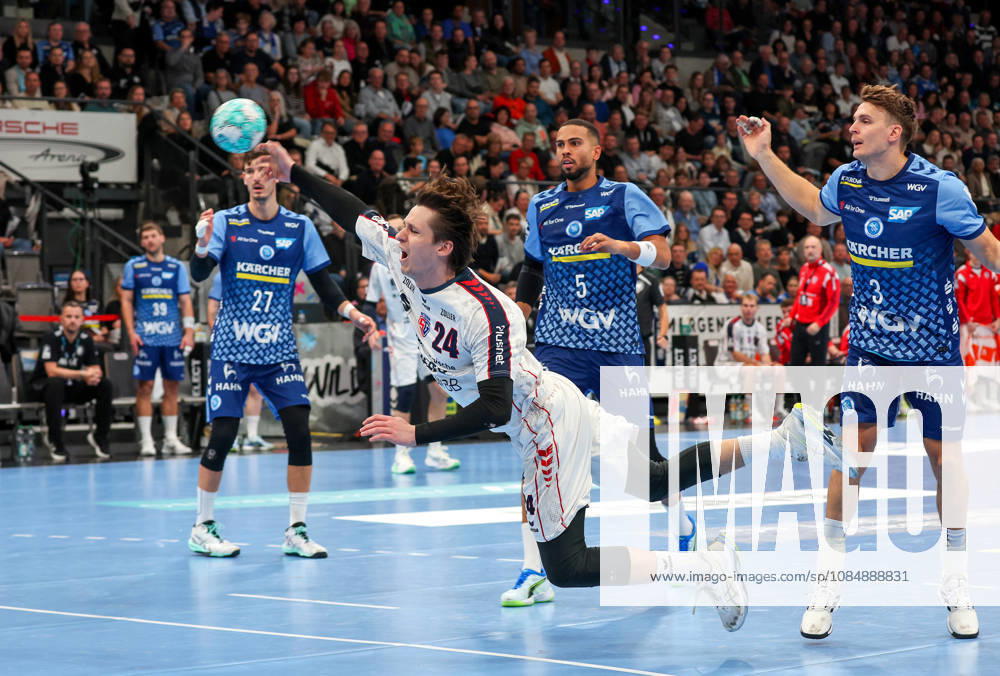 Deutschland, Stuttgart, Opel HBL, Bundesliga 2026 2027, TVB Stuttgart vs. SG BBM Bietigheim, Maxim Orlov (BBM)