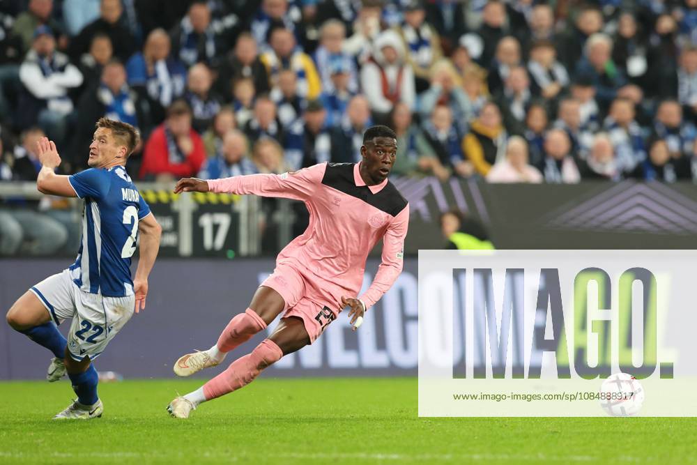 Jules Ahoka of Sunderland Lech Poznan v Sunderland, UEFA Europa League, Football, Enea Stadion, Poznan, Poland - 22 Oct 2026Poznan Enea Stadion Poland