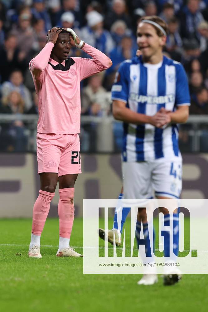 Nordi Mukiele of Sunderland reacts Lech Poznan v Sunderland, UEFA Europa League, Football, Enea Stadion, Poznan, Poland - 22 Oct 2026Poznan Enea Stadion Poland