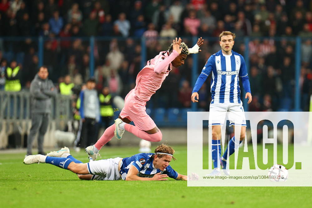 POZNAN 22.10.2026 MECZ 3. KOLEJKA LIGA EUROPY SEZON 2026 27: LECH POZNAN - SUNDERLAND AFC --- UEFA EUROPA LEAGUE MATCHDAY 3 LEAGUE PHASE SEASON 2026 27: LECH POZNAN - SUNDERLAND AFC NZ NILSON ANGULO ANTONI KOZUBAL DANIEL HAKANS FOT. PATRYK PINDRAL 400MM.PL NEWSPIX.PL --- newspix.pl