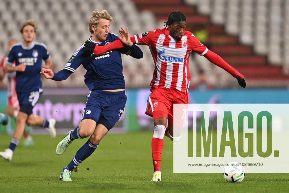 CRVENA ZVEZDA vs COPENHAGEN MUHAMMED CHAM SARACEVIC Muhamed Cam Saracevic football Crvena zvezda vs Copenhagen, UEFA Conference league match at Rajko Mitic stadium, Belgrade 22.10.2026 Foto: FOOTBALL, UEFA CONFERENCE LEAGUE, CRVENA ZVEZDA, RED STAR, COPENHAGEN Belgrade Rajko Mitic stadium Serbia