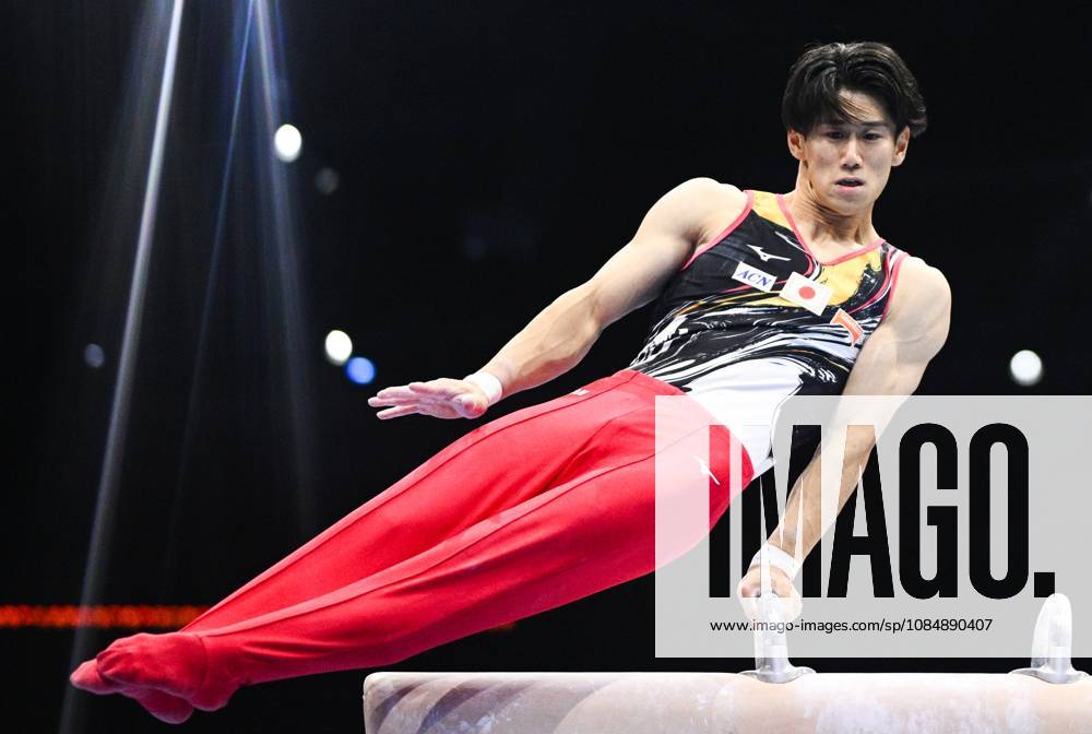 Netherlands Artistic Gymnastics World Championships 9270812 22.10.2026 Japan s Hashimoto Daiki competes on the pommel horse during the men s team final at the 2026 World Artistic Gymnastics Championships in Rotterdam, the Netherlands. Alexey Filippov Sputnik Rotterdam Netherlands