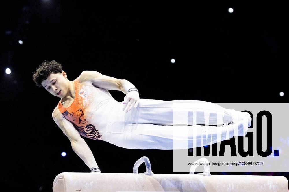 ROTTERDAM - Jermain Gruenberg (NED) during the All-Around final at the World Gymnastics Championships in Rotterdam Ahoy. IRIS VAN DEN BROEK ANP ANPxSportx IVx 573291164 originalFilename: 573291164