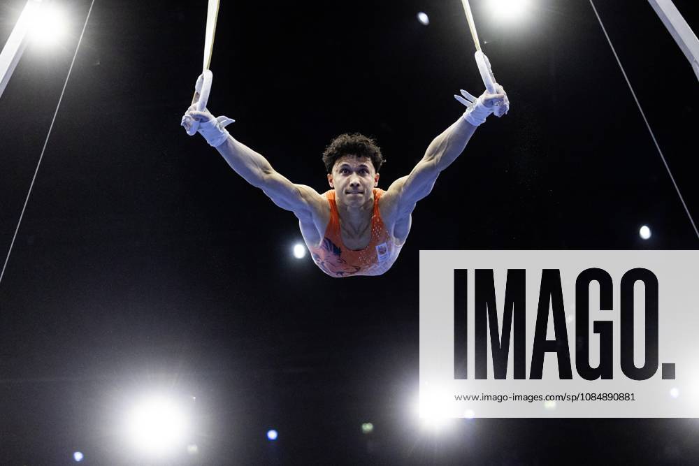 ROTTERDAM - Jermain Gruenberg (NED) during the All-Around final at the World Gymnastics Championships in Rotterdam Ahoy. IRIS VAN DEN BROEK ANP ANPxSportx IVx 573291543 originalFilename: 573291543