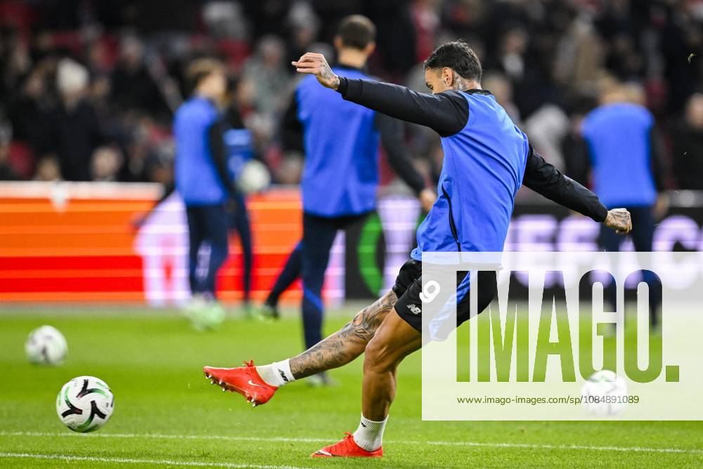AMSTERDAM - Gianluca Scamacca of Atalanta BC ahead of the UEFA Conference League match between AFC Ajax and Atalanta BC at the Johan Cruijff ArenA on October 22, 2026 in Amsterdam, the Netherlands. OLAF KRAAK ANP UEFA Conference League 2026 27 ANPxSportx IVx 573292001 originalFilename: 573292001