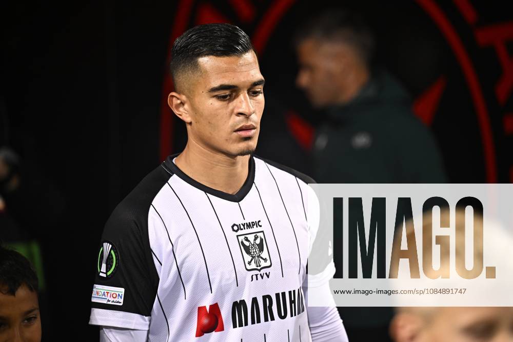 FC Midtjylland v Sint-Truidense VV - UEFA Conference League HERNING, DENMARK - OCTOBER 22 : Sebaoui Ilias forward of Sint-Truidense VV during the UEFA Conference League 2026 27 League Phase matchday 2 match between FC Midtjylland and Sint-Truidense VV on October 22, 2026 in Herning, Denmark, 22 10 2026 Herning Denmark