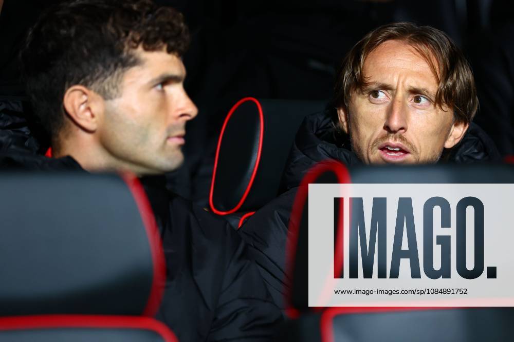Luka Modric of AC Milan on the substitutes bench prior to kick off AFC Bournemouth v AC Milan, UEFA Europa League, Football, Vitality Stadium, Bournemouth, UK - 22 Oct 2026Bournemouth Vitality Stadium United Kingdom