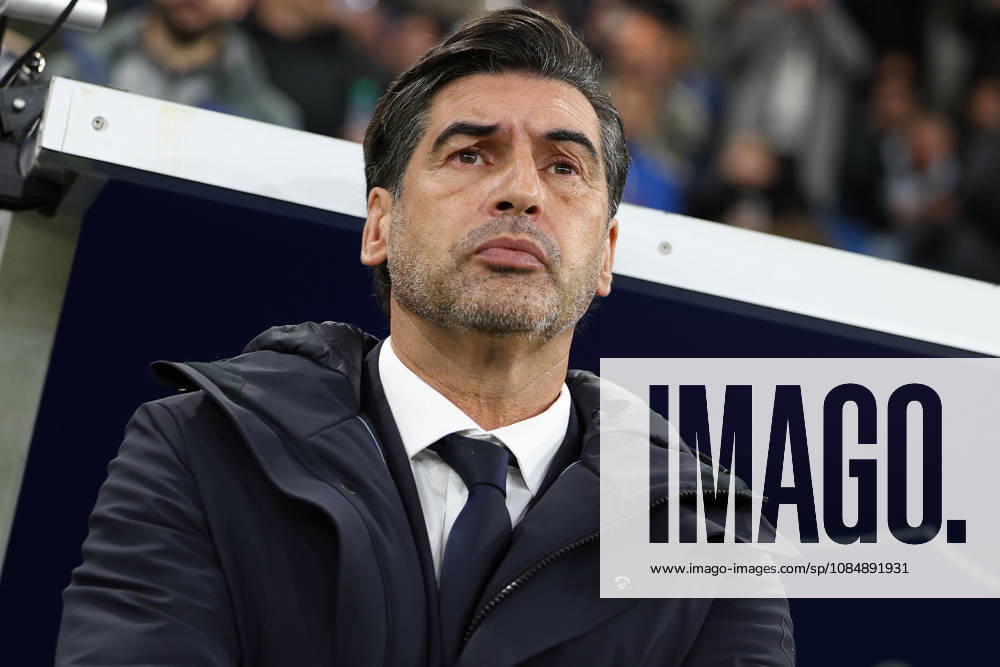 Sinsheim, Germany - Octobre 22: headcoach Paulo Fonseca (Olympique Lyonnais) during the UEFA Europa League phase Matchday 3 2026 27 match between TSG Hoffenheim and Olympique Lyon at Rhein Neckar Arena on Octobre, 2026 in Sinsheim, Germany
