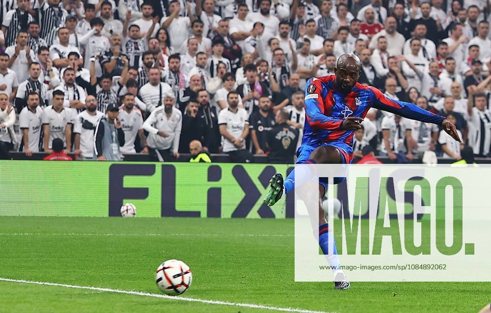 Jean-Philippe Mateta of Crystal Palace scores the opening goal Besiktas v Crystal Palace, UEFA Europa League, Football, Tupras Stadium, Istanbul, Turkey - 22 Oct 2026Istanbul Tupras Stadium Turkey