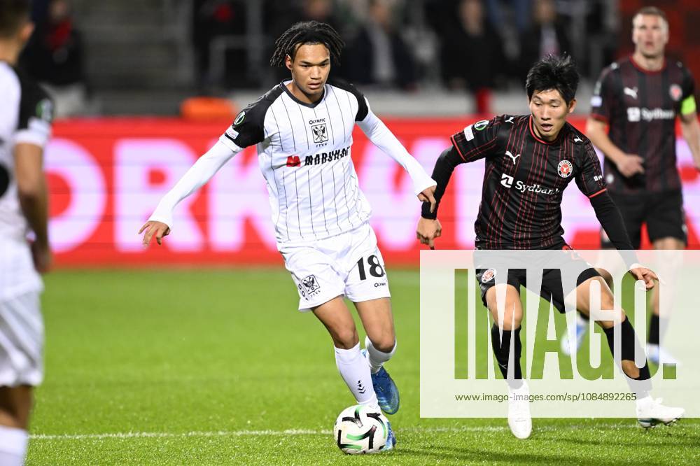 FC Midtjylland v Sint-Truidense VV - UEFA Conference League HERNING, DENMARK - OCTOBER 22 : Ishiwatari Nelson midfielder of Sint-Truidense VV during the UEFA Conference League 2026 27 League Phase matchday 2 match between FC Midtjylland and Sint-Truidense VV on October 22, 2026 in Herning, Denmark, 22 10 2026 Herning Denmark