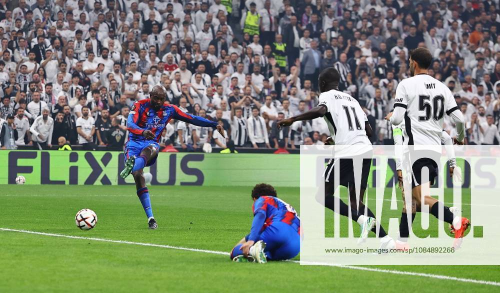 Jean-Philippe Mateta of Crystal Palace scores the opening goal Besiktas v Crystal Palace, UEFA Europa League, Football, Tupras Stadium, Istanbul, Turkey - 22 Oct 2026Istanbul Tupras Stadium Turkey