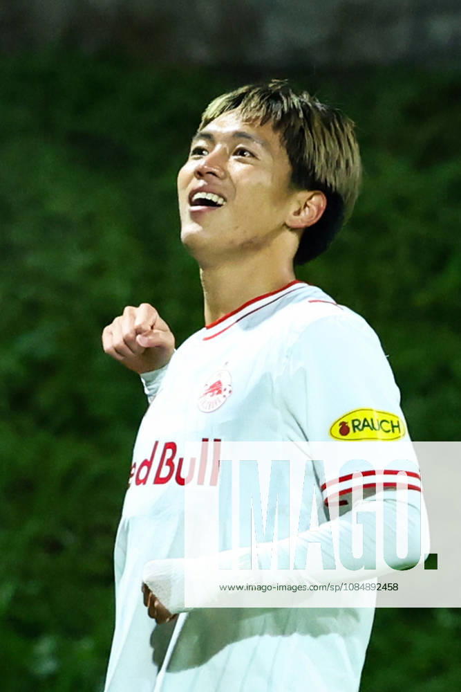 SOCCER - UEFA EL, Celje vs RBS CELJE,SLOVENIA,22.OCT.26 - SOCCER - UEFA Europa League, NK Celje vs Red Bull Salzburg. Image shows the rejoicing of Red Bull Salzburg. GEPAxpictures Doak