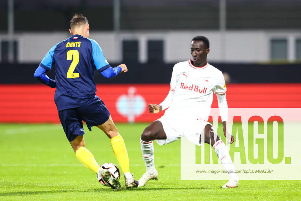 SOCCER - UEFA EL, Celje vs RBS CELJE,SLOVENIA,22.OCT.26 - SOCCER - UEFA Europa League, NK Celje vs Red Bull Salzburg. Image shows Abubakr Barry (Salzburg). GEPAxpictures Doak