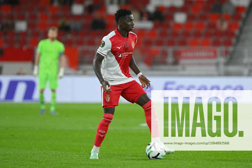 Lamine Camara (ASM) - UEFA Conference League match between AS Monaco and SC Freiburg on October 22, 2026 at the Louis II Stadium in Monaco.