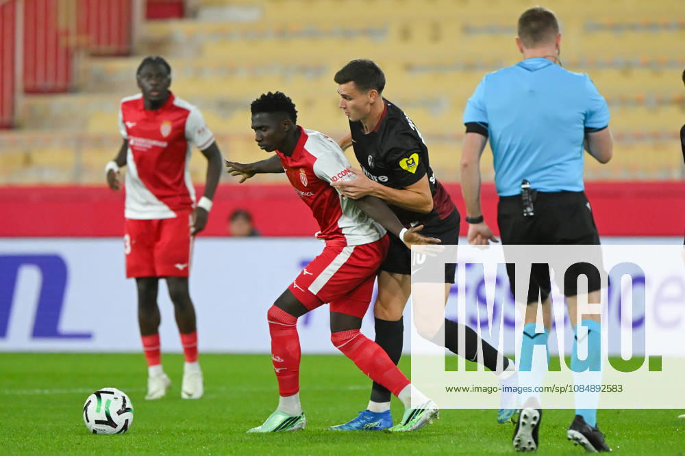 Lamine Camara (ASM) - UEFA Conference League match between AS Monaco and SC Freiburg on October 22, 2026 at the Louis II Stadium in Monaco.