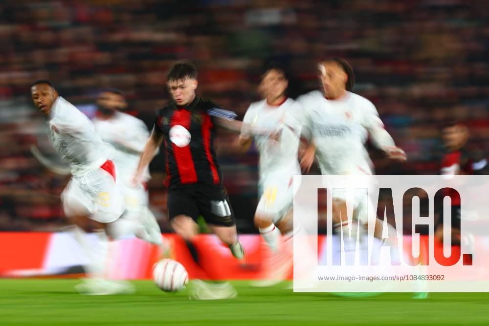 Ben Gannon-Doak of AFC Bournemouth AFC Bournemouth v AC Milan, UEFA Europa League, Football, Vitality Stadium, Bournemouth, UK - 22 Oct 2026Bournemouth Vitality Stadium United Kingdom