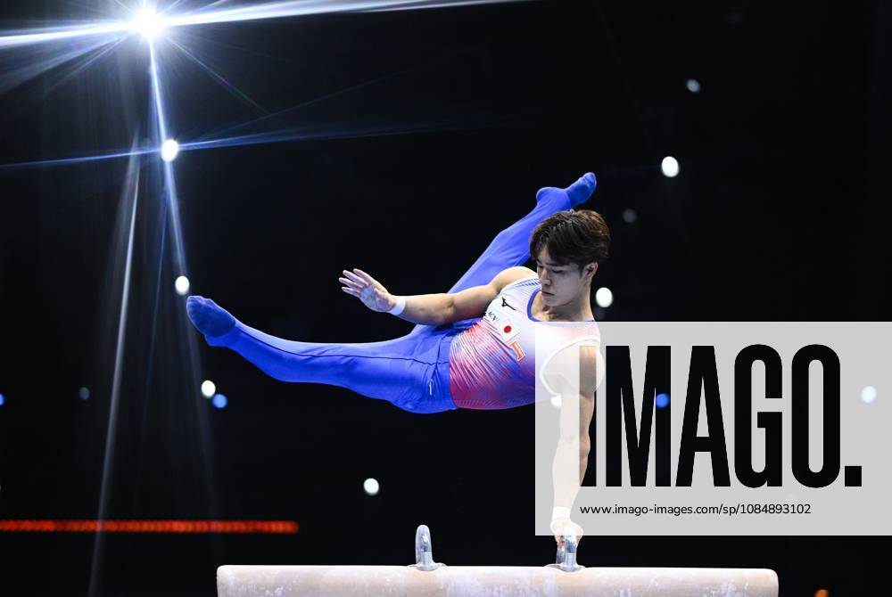 Netherlands Artistic Gymnastics World Championships 9270831 22.10.2026 Japan s Shinnosuke Oka competes on the pommel horse during the men s team final at the 2026 World Artistic Gymnastics Championships in Rotterdam, the Netherlands. Alexey Filippov Sputnik Rotterdam Netherlands