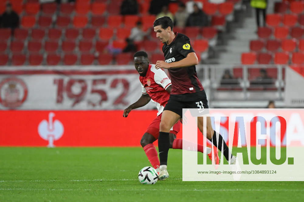 Igor Matanovic (SC Freiburg) - UEFA Conference League match between AS Monaco and SC Freiburg on October 22, 2026 at the Louis II Stadium in Monaco.