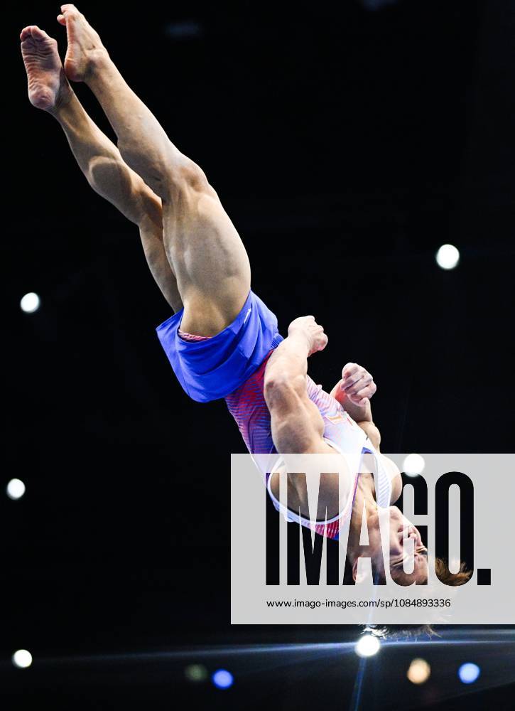 Netherlands Artistic Gymnastics World Championships 9270851 22.10.2026 Japan s Shinnosuke Oka competes on the vault during the men s team final at the 2026 World Artistic Gymnastics Championships in Rotterdam, the Netherlands. Alexey Filippov Sputnik Rotterdam Netherlands