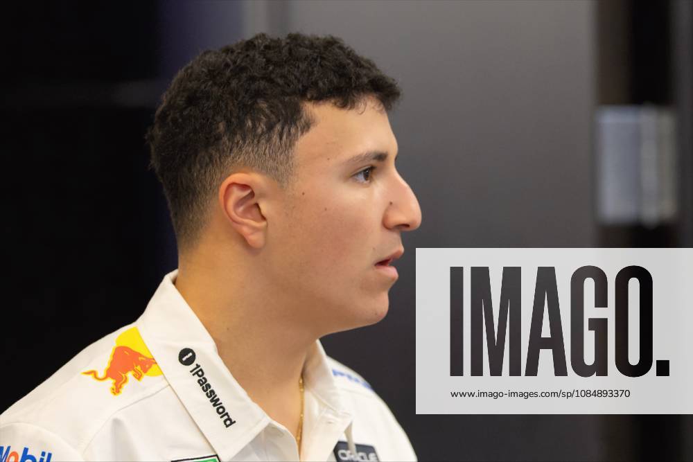22nd October 2026; Circuit of the Americas, Austin, United States; Formula 1, United States Grand Prix, Arrival Day; Isack Hadjar (6) of France and Oracle Red Bull Racing on the way to a press conference, PK, Pressekonferenz BobxKupbens