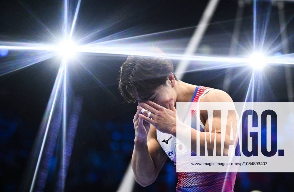 Netherlands Artistic Gymnastics World Championships 9270857 22.10.2026 Japan s Shinnosuke Oka reacts after falling as he competes on the vault during the men s team final at the 2026 World Artistic Gymnastics Championships in Rotterdam, the Netherlands. Alexey Filippov Sputnik Rotterdam Netherlands