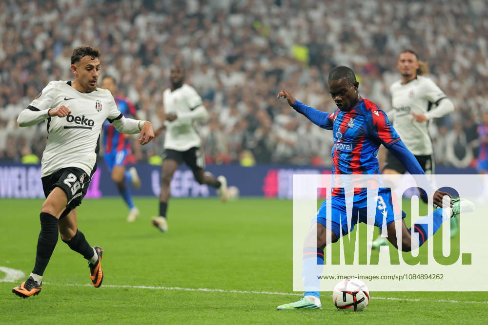 2026-10-22 Besiktas JK v Crystal Palace FC - UEFA Europa League 2026 27 League Phase MD3 ISTANBUL, TURKEY - OCTOBER 22: Ilhan Fakili of Besiktas JK, Tyrick Mitchell of Crystal Palace during the UEFA Europa League 2026 27 League Phase MD3 match between Besiktas JK and Crystal Palace FC at Tupras Stadium on October 22, 2026 in Istanbul, Turkey. (Photo by BSR Agency) Istanbul Turkey Content not available for redistribution in The Netherlands directly or indirectly through any third parties.