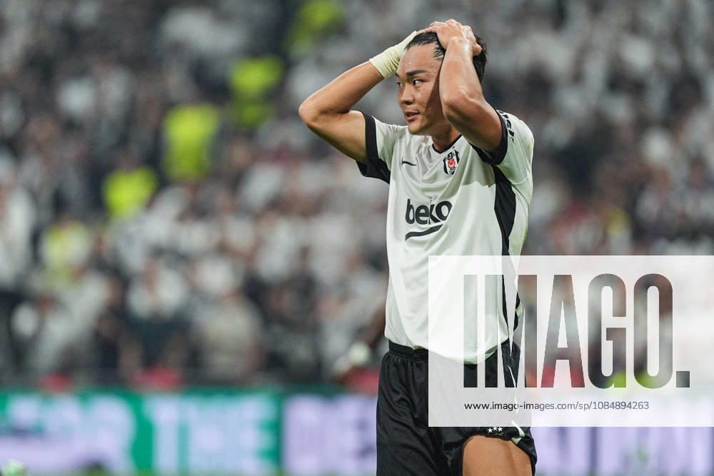 Besiktas v Crystal Palace - UEFA Europa League ISTANBUL, TURKIYE - OCTOBER 22: Hyeon-gyu Oh of Besiktas gestures during the UEFA Europa League match between Besiktas and Crystal Palace at Tupras Stadium in Istanbul, Turkiye on October 22, 2026. Cemal Yurttas Anadolu Istanbul Turkey. Editorial use only. Please get in touch for any other usage.