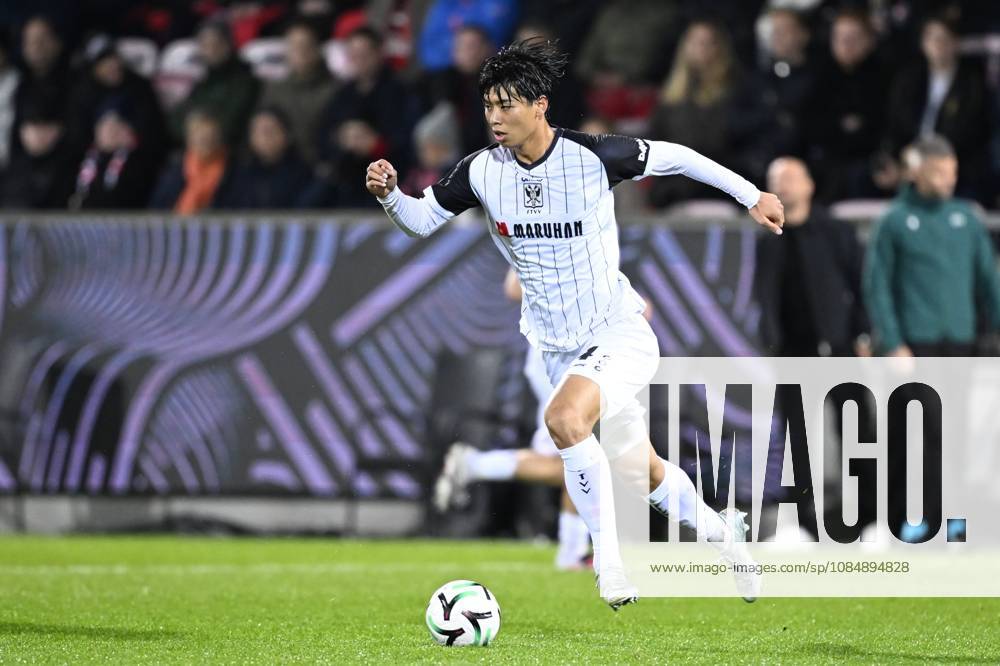 FC Midtjylland v Sint-Truidense VV - UEFA Conference League HERNING, DENMARK - OCTOBER 22 : Takai Kota defender of Sint-Truidense VV during the UEFA Conference League 2026 27 League Phase matchday 2 match between FC Midtjylland and Sint-Truidense VV on October 22, 2026 in Herning, Denmark, 22 10 2026 Herning Denmark