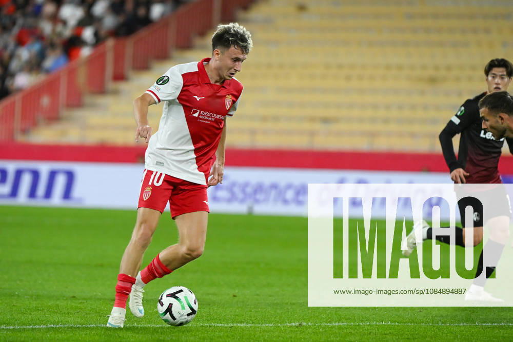 Aleksandr Golovin (ASM) - UEFA Conference League match between AS Monaco and SC Freiburg on October 22, 2026 at the Louis II Stadium in Monaco.