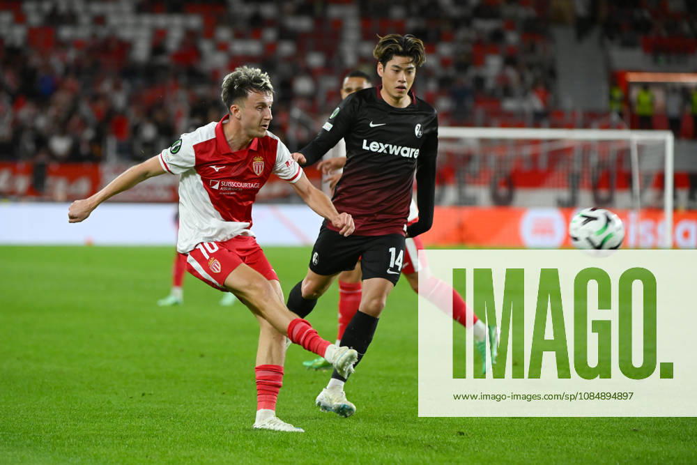 Aleksandr Golovin (ASM) - UEFA Conference League match between AS Monaco and SC Freiburg on October 22, 2026 at the Louis II Stadium in Monaco.