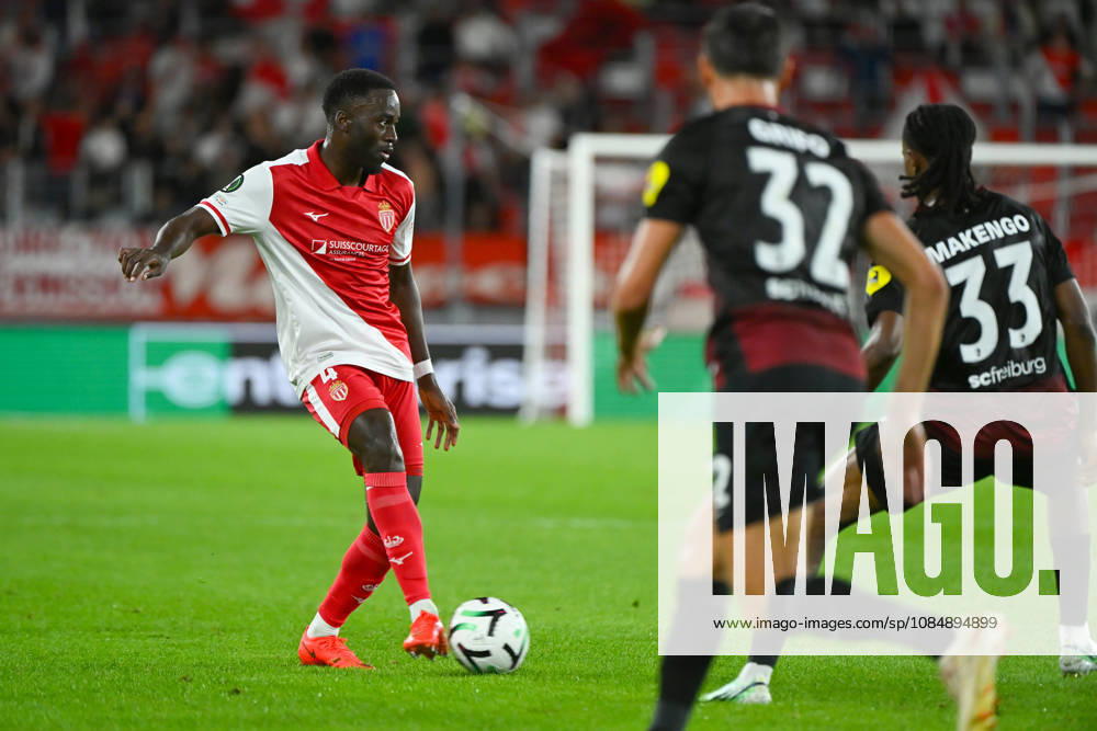 Jordan Teze (ASM) - UEFA Conference League match between AS Monaco and SC Freiburg on October 22, 2026 at the Louis II Stadium in Monaco.