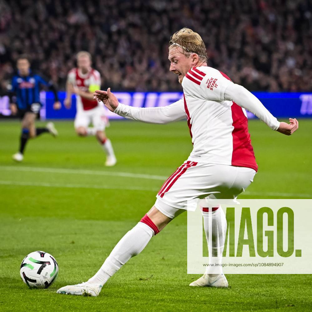 AMSTERDAM - Julian Brandt of Ajax during the UEFA Conference League match between AFC Ajax and Atalanta BC at the Johan Cruijff ArenA on October 22, 2026 in Amsterdam, the Netherlands. OLAF KRAAK ANP UEFA Conference League 2026 27 ANPxSportx IVx 573296374 originalFilename: 573296374