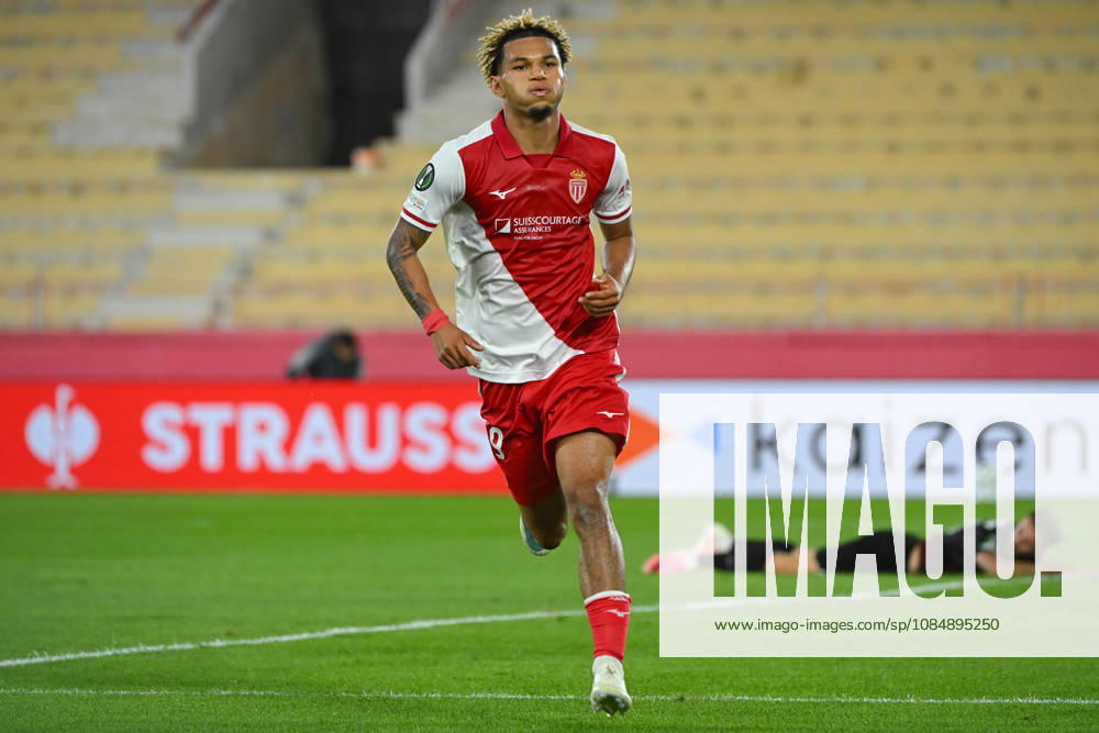 Joy AS Monaco - Goal Paris Brunner - UEFA Conference League match between AS Monaco and SC Freiburg on October 22, 2026 at the Louis II Stadium in Monaco.