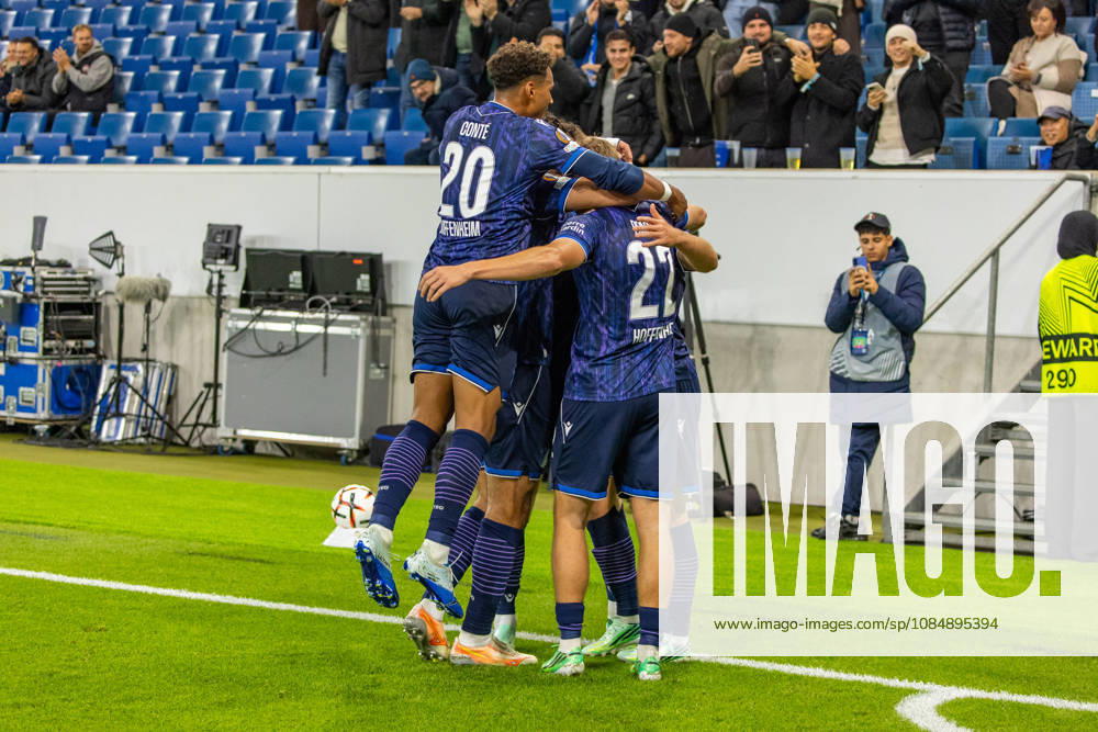 TSG 1899 Hoffenheim - Olympique Lyon Deutschland, Sinsheim, 22.10.2026, Fussball, Europa League, Saison 2026 2027, TSG Hoffenheim - Olympique Lyon: Andrej Kramaric (TSG Hoffenheim); Jubel Tor 1:0 Kramaric.