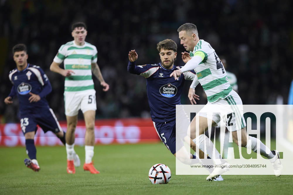 Celtic FC v Real Club Celta - UEFA Europa League 2026 27 League Phase MD3 GLASGOW, SCOTLAND - OCTOBER 22: Callum McGregor of Celtic FC Sergio Carreira during the UEFA Europa League 2026 27 League Phase MD3 match between Celtic FC and Real Club Celta de Vigo at Celtic Park on October 22, 2026 in Glasgow, Scotland. (Photo by Diego Simon Photo Players Images Magara Press) Glasgow Celtic Park Stadium Scotland