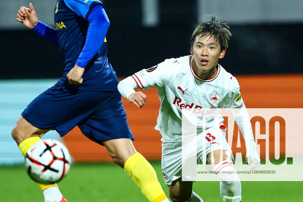 SOCCER - UEFA EL, Celje vs RBS CELJE,SLOVENIA,22.OCT.26 - SOCCER - UEFA Europa League, NK Celje vs Red Bull Salzburg. Image shows Sota Kitano (Salzburg). GEPAxpictures Doak