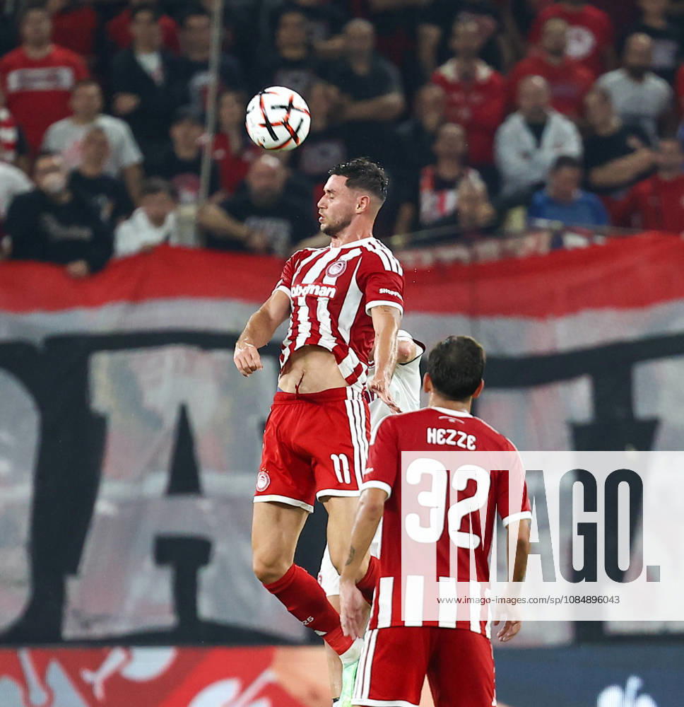 Olympiacos F.C. v AC Sparta Prague UEFA Europa League Roman Yaremchuk of Olympiacos F.C. during the UEFA Europa League match at Karaiskakis Stadium, Piraeus 22 10 2026 UK Newspapers OUT