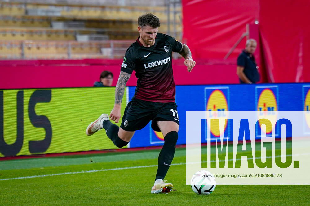 Fussball UEFA Conference League 2026 - 2027, 2. Spieltag - AS Monaco vs SC Freiburg - Stadion Louis II (Monaco): Lukas Kübler (SC Freiburg, 17)