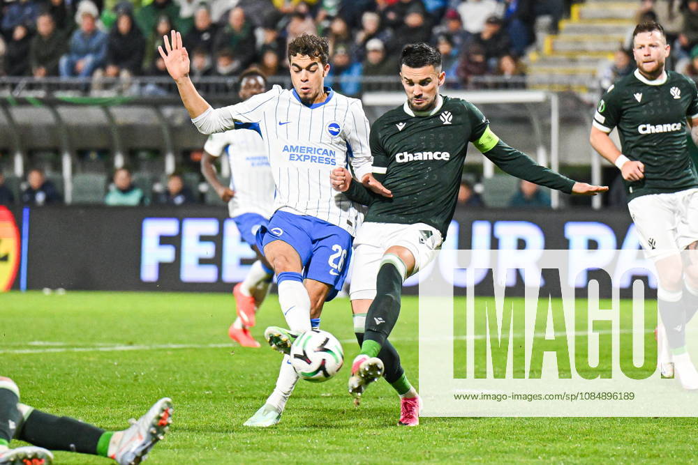 UEFA Conference League 2026 27 league phase football match between FK Jablonec and Brighton & Hove Albion at Stadion Strelnice in Jablonec nad Nisou, Czech Republic. Persons shown: Costinha Nemanja Tekijaski Photo: Antoni Dec Arena Akcji. NEWSPIX.PL --- newspix.pl