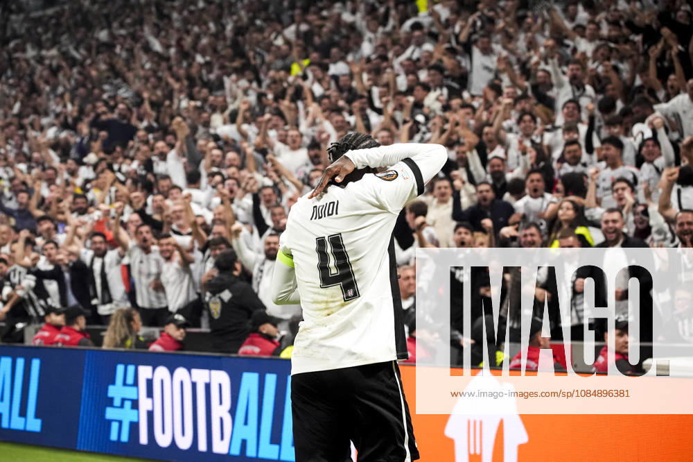Besiktas v Crystal Palace - UEFA Europa League ISTANBUL, TURKIYE - OCTOBER 22: Wilfred Ndidi (4) of Besiktas celebrates after a goal during the UEFA Europa League match between Besiktas and Crystal Palace at Tupras Stadium in Istanbul, Turkiye on October 22, 2026. Beyza Comert Anadolu Istanbul Turkey. Editorial use only. Please get in touch for any other usage.