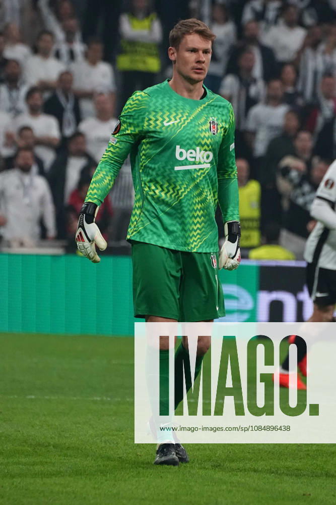 ISTANBUL, TURKIYE - OCTOBER 22 : Goalkeeper Alexander Nubel of Besiktas reacts during the UEFA Europa League 2026 27 match between Besiktas JK and Crystal Palace at Tupras Stadium on October 22, 2026 in Istanbul, Turkiye. Istanbul Besiktas Turkiye