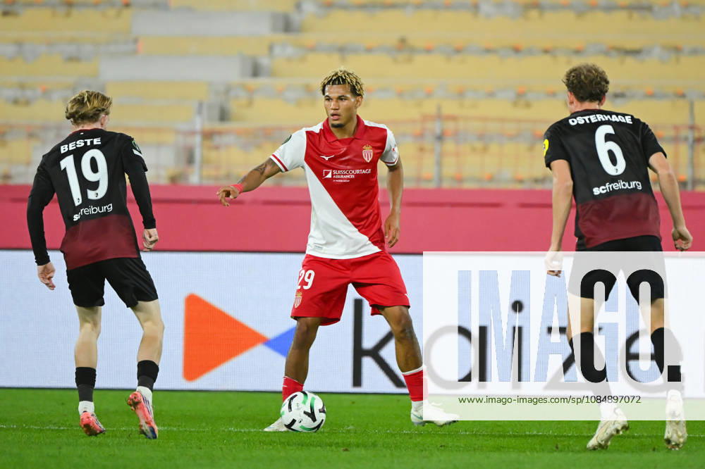 Paris Brunner (ASM) - UEFA Conference League match between AS Monaco and SC Freiburg on October 22, 2026 at the Louis II Stadium in Monaco.