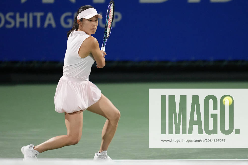 WTA, Tennis Damen Kinoshita Group Japan Open - Day 4 Miyu Kato of Japan plays with partner Hao-Ching Chan of Chinese Taipei during their semi-final doubles match against Jesika Maleckova and Miriam Skoch of the Czech Republic at the 2026 Kinoshita Group Japan Open Women s tennis tournament at Utsubo Tennis Center in Osaka, Japan, on October 22, 2026. Osaka Japan