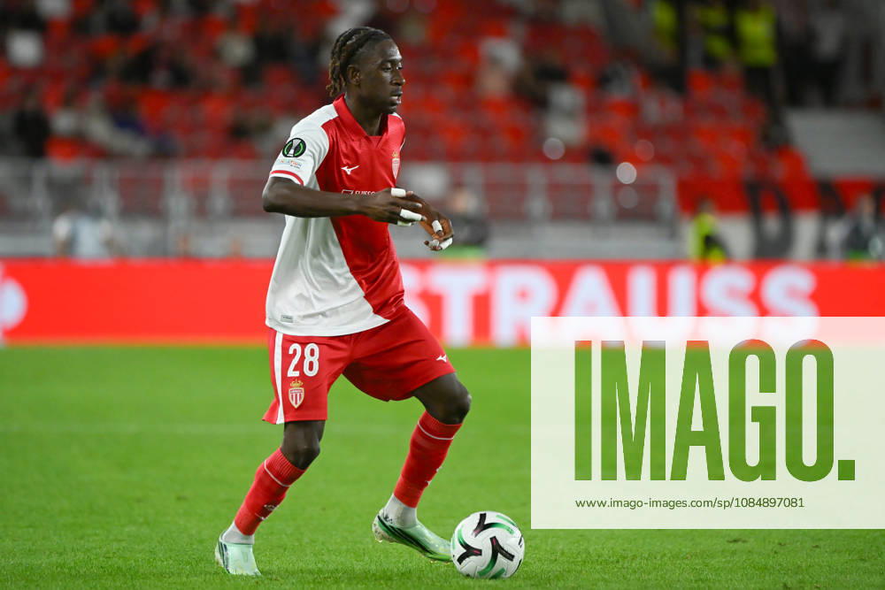 Mamadou Coulibaly (ASM) - UEFA Conference League match between AS Monaco and SC Freiburg on October 22, 2026 at the Louis II Stadium in Monaco.